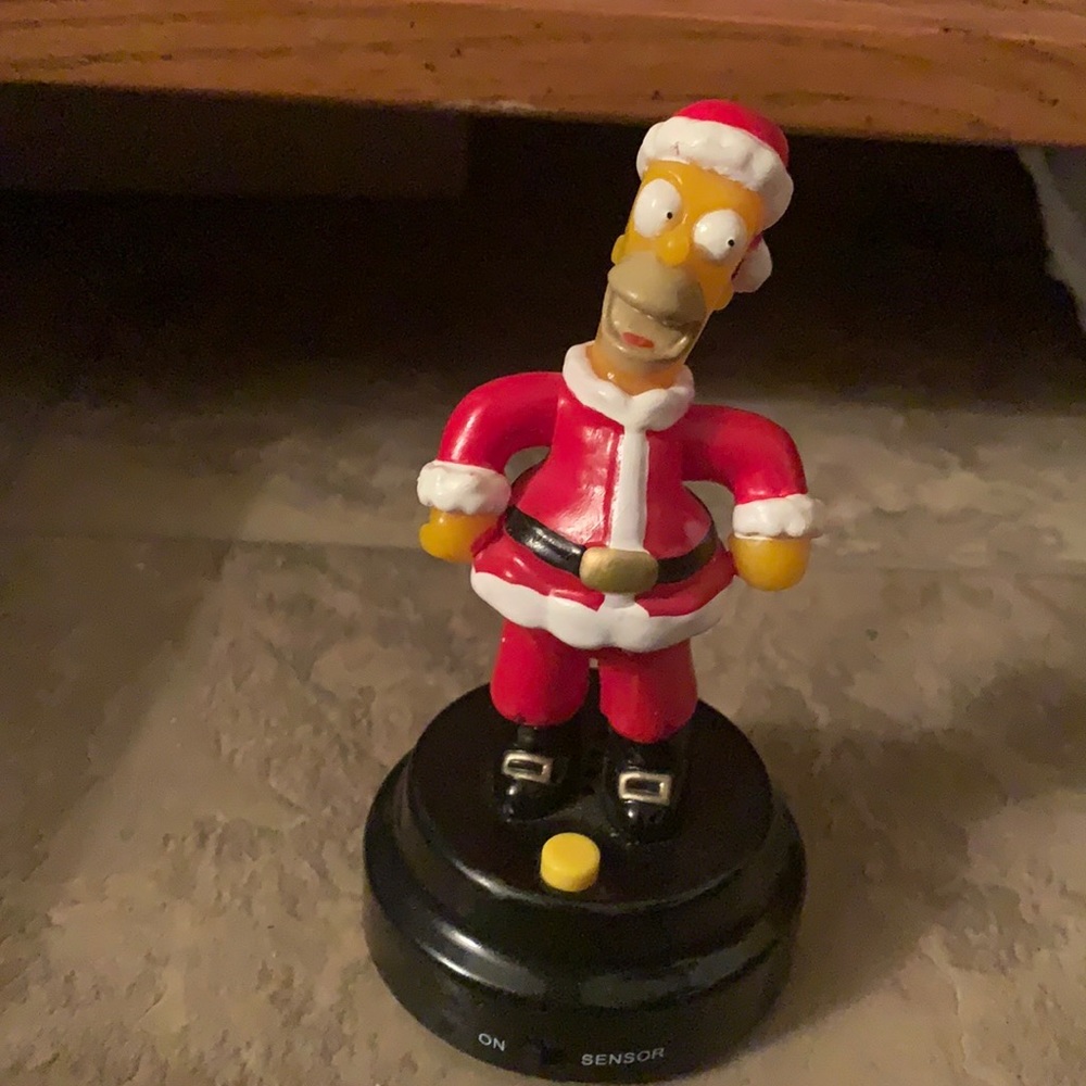 Talking Homer Santa